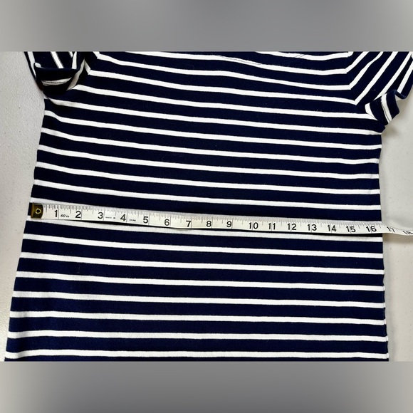 LOFT Navy and White Striped Dress , Small - Picture 12 of 15